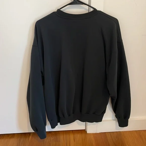 Black Vintage Find 13 Eagles crew neck sweatshirt Size Large - Picture 4 of 5